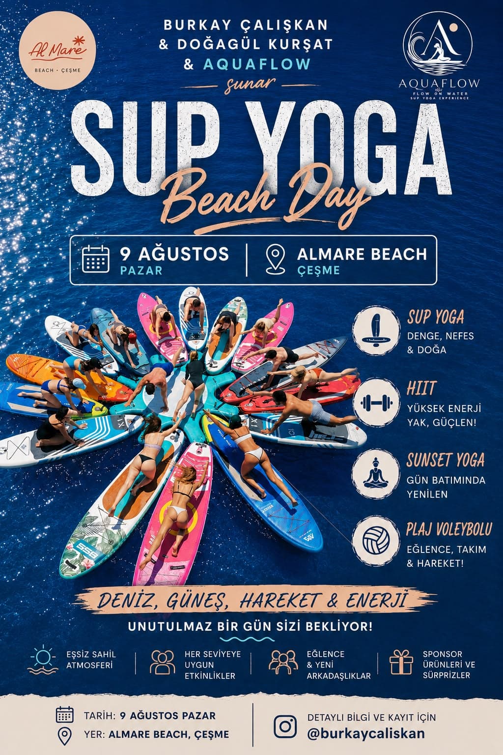 SUP Yoga Beach Day afişi